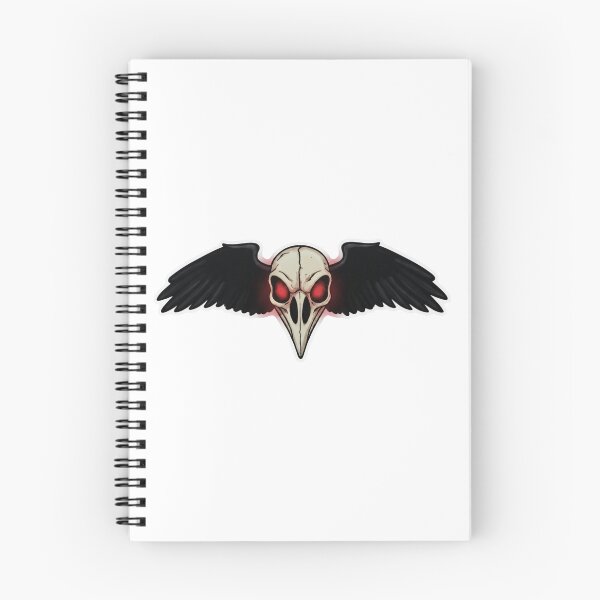 Item preview, Bird Skull With Feathers designed and sold by Homelesssquid's Stickers & More.