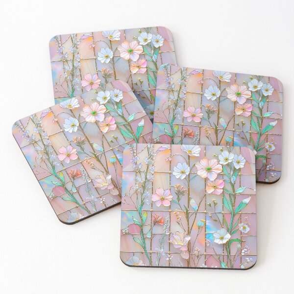 Item preview, Wildflower Stained Glass Effect Graphic Design designed and sold by caseluv.