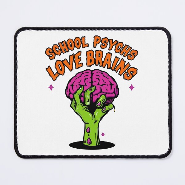 Item preview, School Psychologists Love Brains Zombie Shirt 2 designed and sold by freelysimple.
