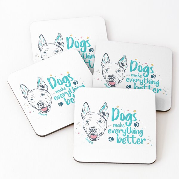 Item preview, Dogs make everything better! designed and sold by Forgotten Dogs Rescue.