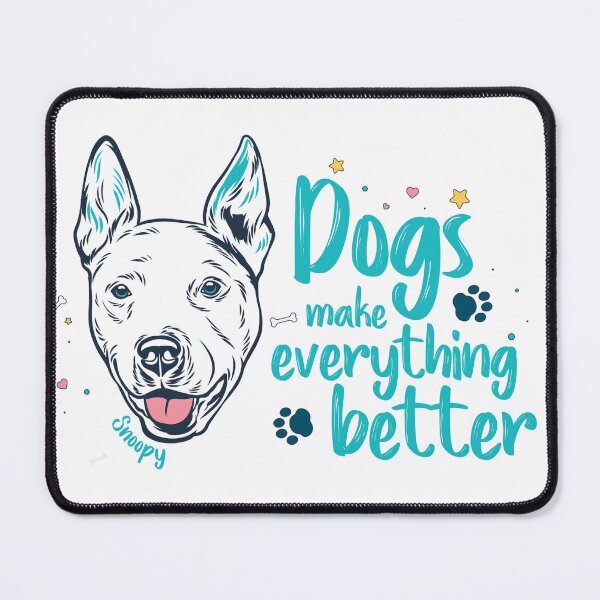 Item preview, Dogs make everything better! designed and sold by Forgotten Dogs Rescue.