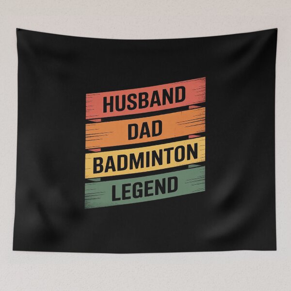 Artikelvorschau, Fathers Day Sports Badminton Dad entworfen und verkauft von Idarmotar.
