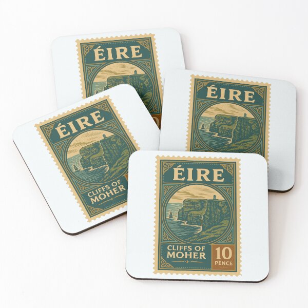 Item preview, Vintage Ireland Postage Stamp – Cliffs of Moher Design designed and sold by Travellerz.