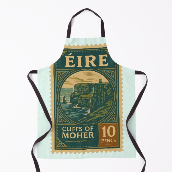 Item preview, Vintage Ireland Postage Stamp – Cliffs of Moher Design designed and sold by Travellerz.