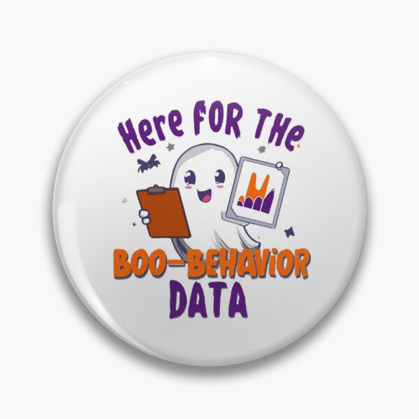 Item preview, Boo-havior Data Funny School Psych Halloween Tee designed and sold by freelysimple.