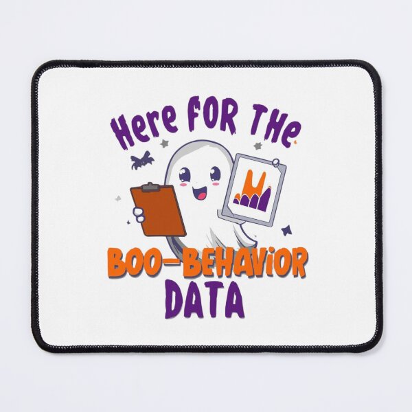 Item preview, Boo-havior Data Funny School Psych Halloween Tee designed and sold by freelysimple.