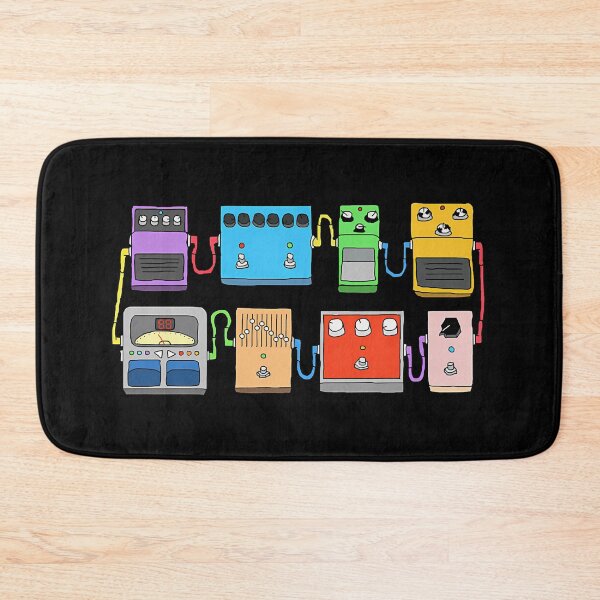 Item preview,  Guitar Pedals Recording Studio Engineer Guitarist Gear Foot Effect Pedals Music Illustration Mug  designed and sold by REBECCAMUNO.