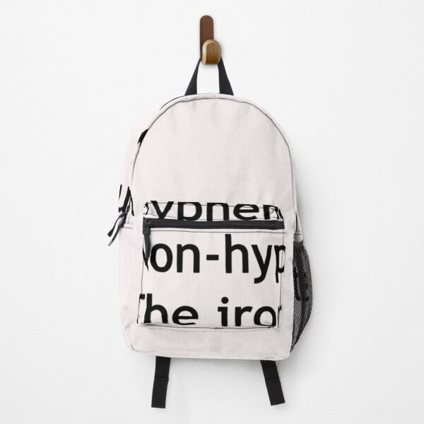 Item preview, Hyphenated Non-Hyphenated. The Irony. designed and sold by KimberleeWider.