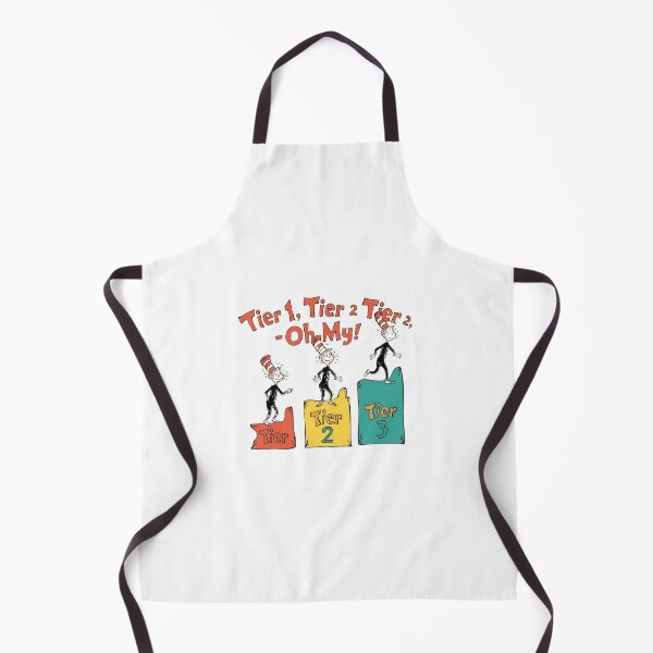 Item preview, Tier 1 Tier 2 Tier 3 Oh My Shirt | MTSS Dr Seuss Style School Psychologist Teacher T-Shirt designed and sold by freelysimple.