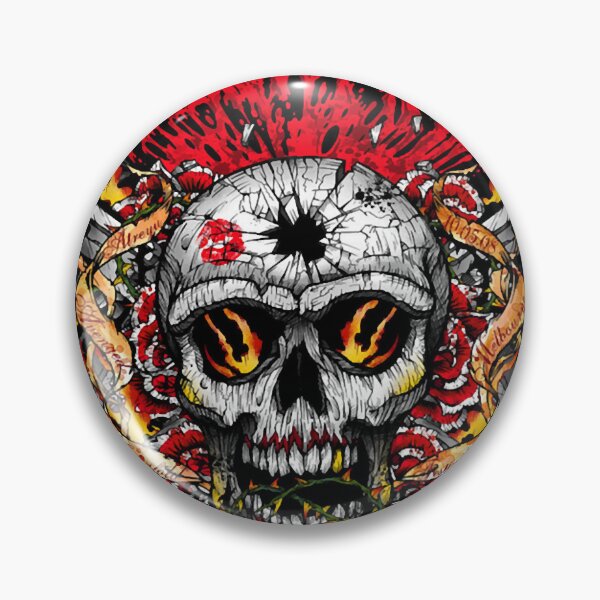 Item preview, Bullet For My Valentine Skull Red Eyes designed and sold by lucial8zmedie.