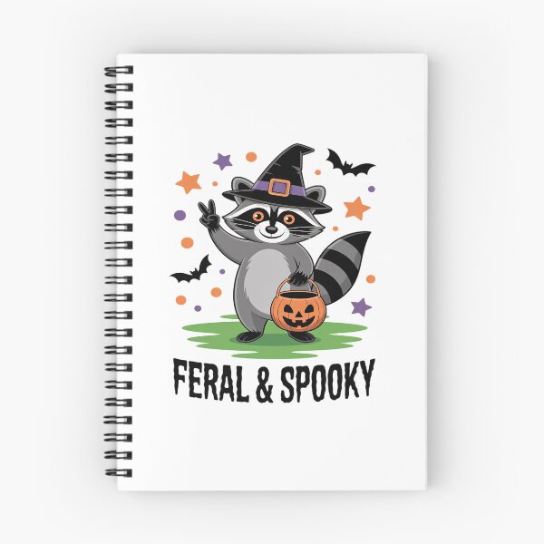 Item preview, Feral & Spooky Funny Creepy Raccoon Feral & Spooky Hallowen designed and sold by Jadiantukora.