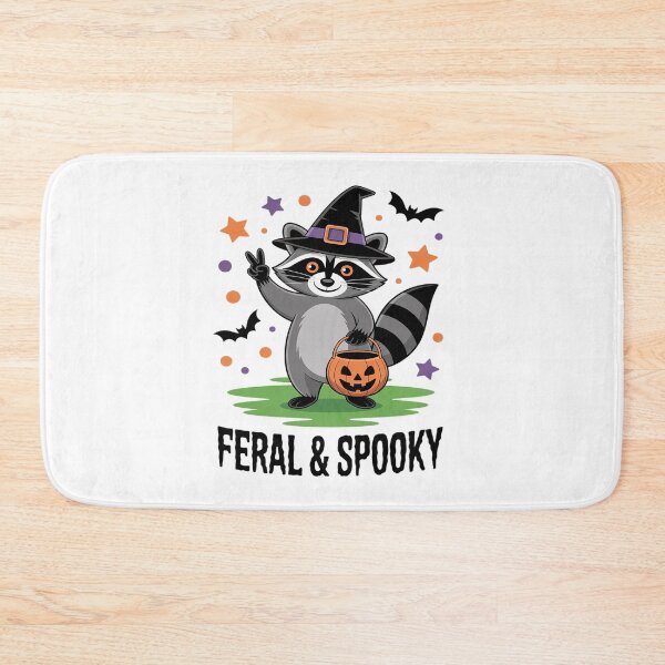 Item preview, Feral & Spooky Funny Creepy Raccoon Feral & Spooky Hallowen designed and sold by Jadiantukora.