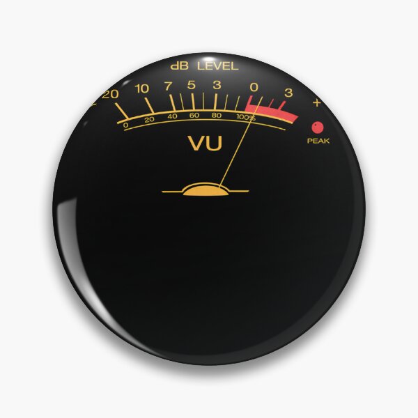 Item preview, Volume Vu Meter Vintage Audio Engineer Recording Studio Gear Head Musician Guitar Shirt Mug Sticker And More designed and sold by KimberleeWider.