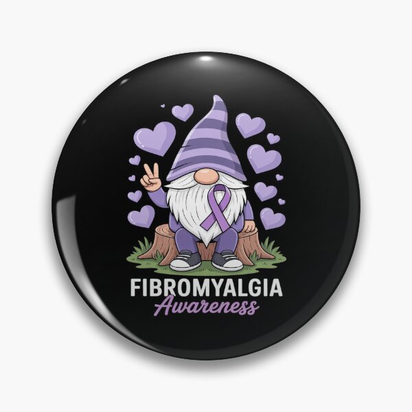 Item preview, Fibromyalgia Awareness Month Purple Ribbon Gnome designed and sold by Jadiantukora.