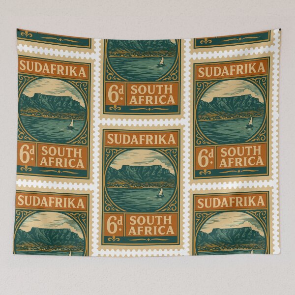Item preview, Vintage South Africa Postage Stamp – Table Mountain Design designed and sold by Travellerz.