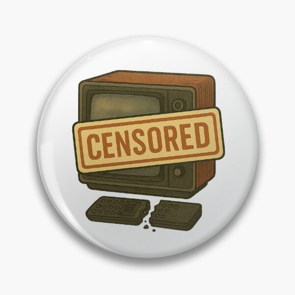 Item preview, Censored TV designed and sold by RIPCShop.