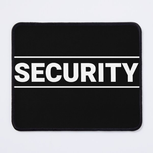 Item preview, Security white lettergig designed and sold by Flavaprints4u.