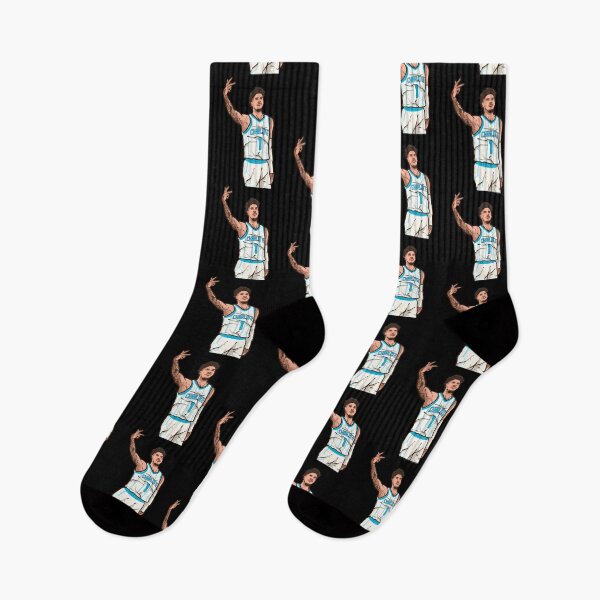 Item preview, Lamelo Ball 3 Point Celebration Cartoon designed and sold by donadonvgran.