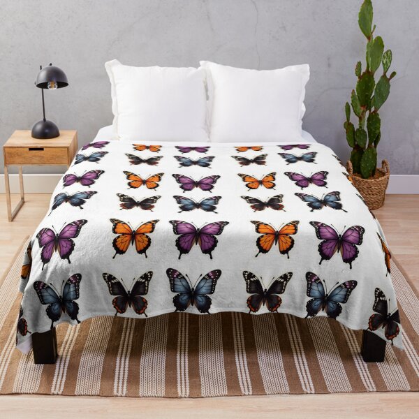 Item preview, Butterfly Sticker Bundle – Colorful Monarch and Floral Variations designed and sold by Dailyprintstyle.