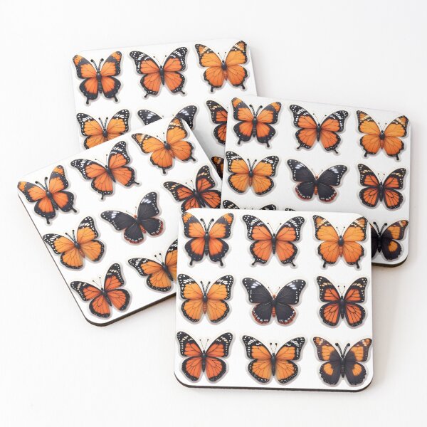 Item preview, Copy of Butterfly Sticker Bundle – Colorful Monarch and Floral Variations designed and sold by Dailyprintstyle.