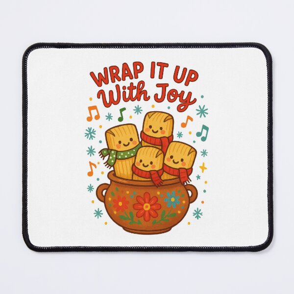 Item preview, Wrap It Up With Joy - Cute Tamale Christmas Design | Funny Latinx Holiday Food Art for Tamale Lovers, Family Celebrations & Festive Gifts designed and sold by inkoutninja.