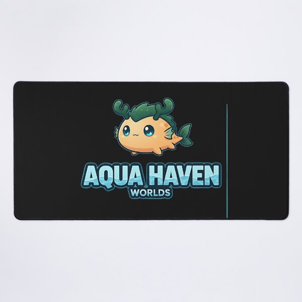 Item preview, Aqua Haven Worlds – Cute Kawaii Sea Creature Mascot Design designed and sold by Herield.