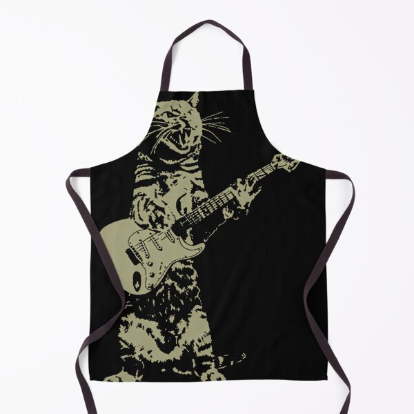 Item preview, Cat Playing Acoustic Guitar Cool Musician Guitarist designed and sold by SUSAANE.