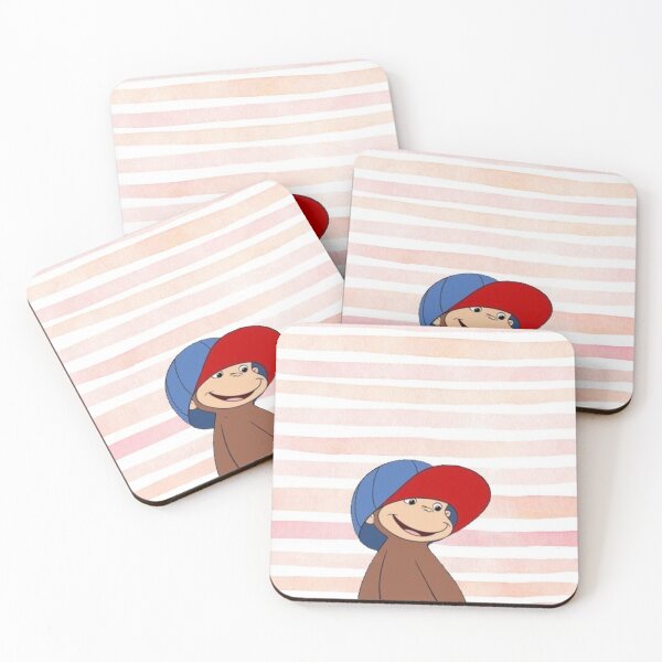 Item preview, Curious George Wearing Baseball Cap designed and sold by Shars-creations.