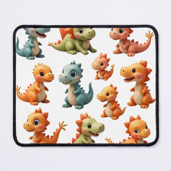 Item preview, Cute Baby Dinosaur Sticker Set – Cartoon Dino Clipart Bundle designed and sold by Dailyprintstyle.
