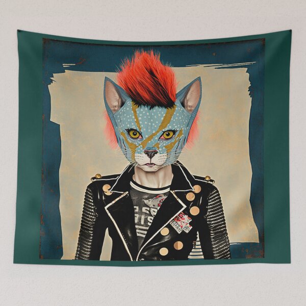 Item preview, That Cat Bowie designed and sold by StimulatedHead.