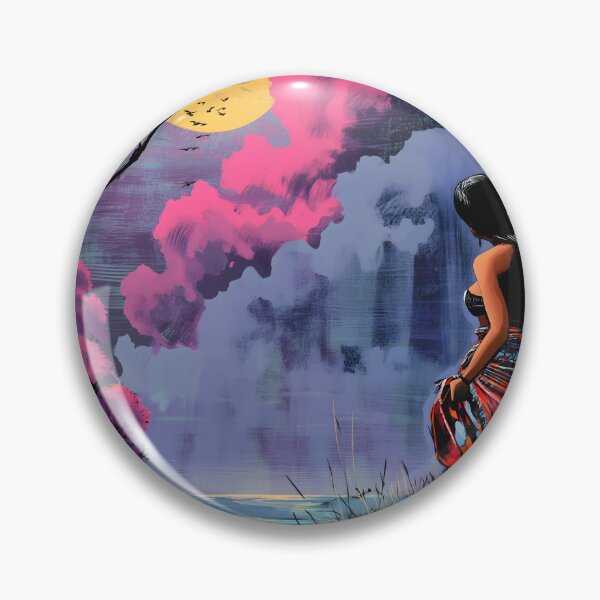 Item preview, Moonlit Reflection designed and sold by Cultural Breeze.