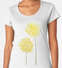 two abstract dandelions watercolor Women's Premium T-Shirt