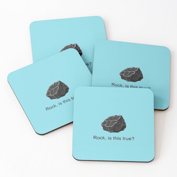 Item preview, Copy of Rock, Is This True? — Grok/X Meme designed and sold by Pjotre7.