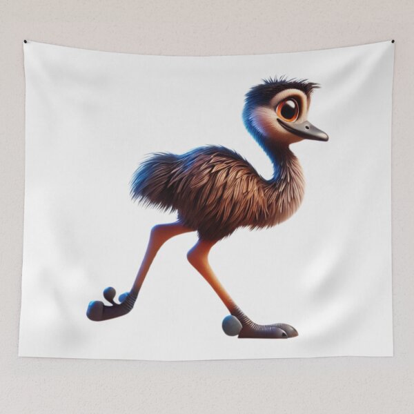Item preview, Funny Emu designed and sold by Sillytoe.