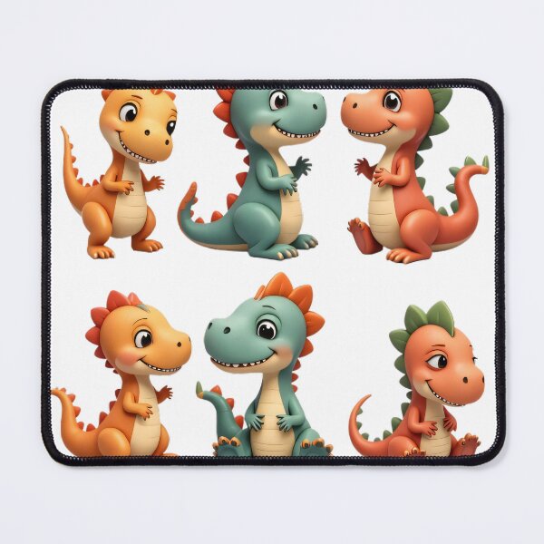 Item preview, Cute Baby Dinosaur Sticker Set – Cartoon Dino Clipart Bundle designed and sold by Dailyprintstyle.