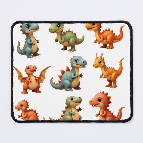 Item preview, Cute Baby Dinosaur Sticker Set – Cartoon Dino Clipart Bundle designed and sold by Dailyprintstyle.
