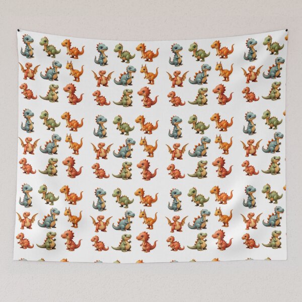 Item preview, Cute Baby Dinosaur Sticker Set – Cartoon Dino Clipart Bundle designed and sold by Dailyprintstyle.