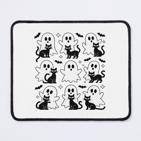 Item preview, Funny Ghost Holding A Black Cat Lazy Halloween Spooky Season designed and sold by KingsLife1994.