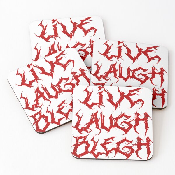 Item preview, Live Laugh Blegh Funny Heavy Metal Band Parody Moshpit designed and sold by MichaelDownsb.
