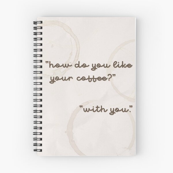 Item preview, Cute Modern Coffee Stained Love Phrase designed and sold by SaltedBeachPaperie.