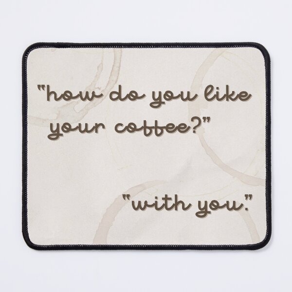 Item preview, Cute Modern Coffee Stained Love Phrase designed and sold by SaltedBeachPaperie.