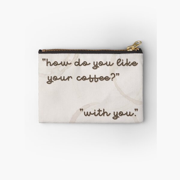 Item preview, Cute Modern Coffee Stained Love Phrase designed and sold by SaltedBeachPaperie.