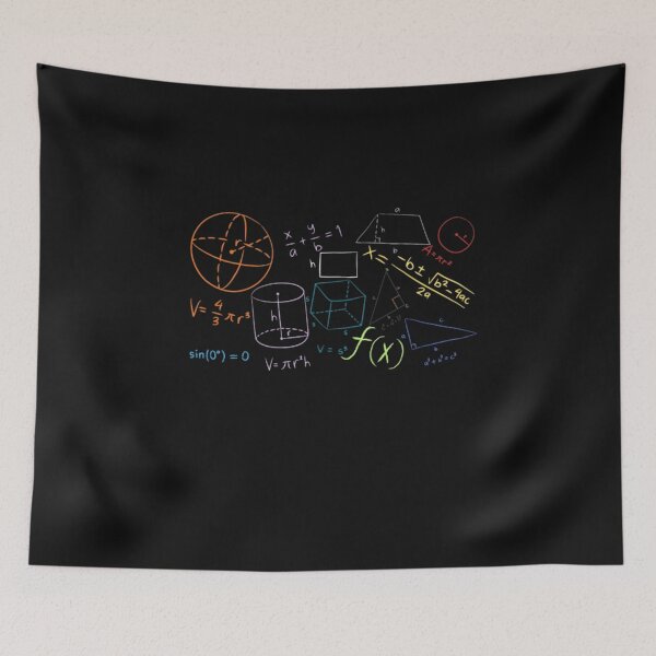 Item preview, Colorful Maths Equations Graphic designed and sold by mariana adel.