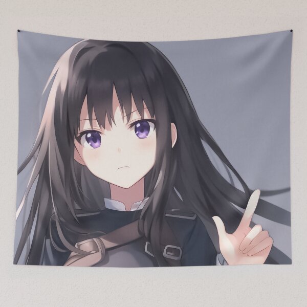 Item preview, Takina Inoue Focused Gesture Pose Lycoris Recoil Anime designed and sold by tookmitanima.