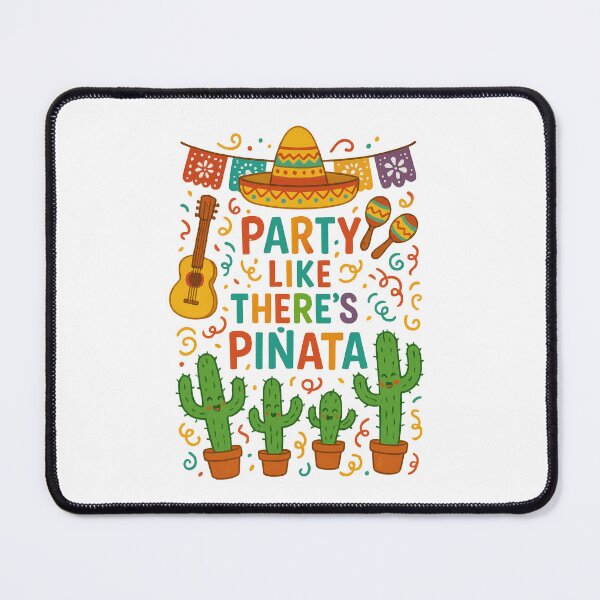 Item preview, Party Like There’s a Piñata - Funny Fiesta Cactus Design | Colorful Mexican-Inspired Art for Cinco de Mayo, Birthdays & Party Lovers designed and sold by inkoutninja.