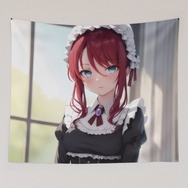Item preview, Tilty Claret Window Light Maid Tenten Kakumei Anime Girl designed and sold by tookmitanima.