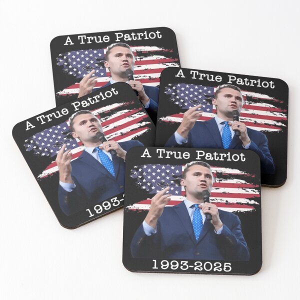 Item preview, A True Patriot 1993 2025 Charlie Kirk American Flag Tribute Gift designed and sold by KarieFistlert.