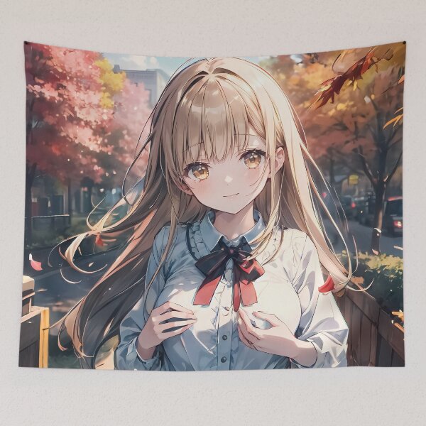 Item preview, Mahiru Shiina Autumn Path Angel Next Door Anime designed and sold by tookmitanima.