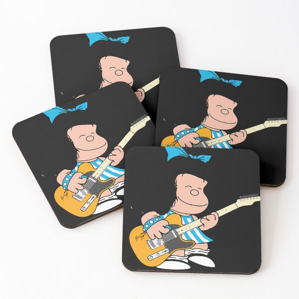 Item preview, Mafalda Quino Playing Guitar Music designed and sold by MARINEOLEVA.