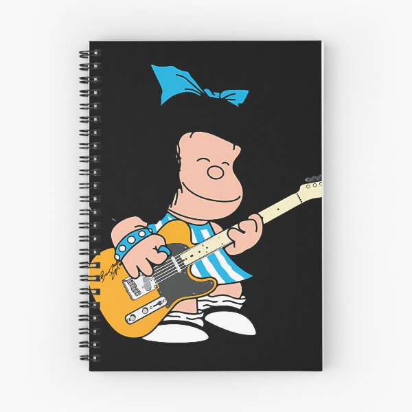 Item preview, Mafalda Quino Playing Guitar Music designed and sold by MARINEOLEVA.